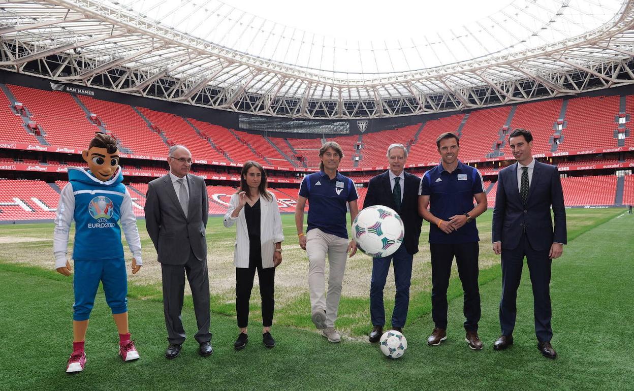 Presentación de la Eurocopa 2020, el pasado junio en el estadio de San Mamés.