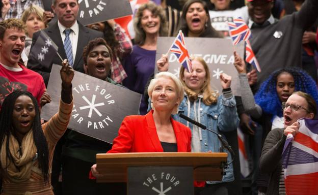 Emma Thompson en una escena de la serie 'Years and years'.