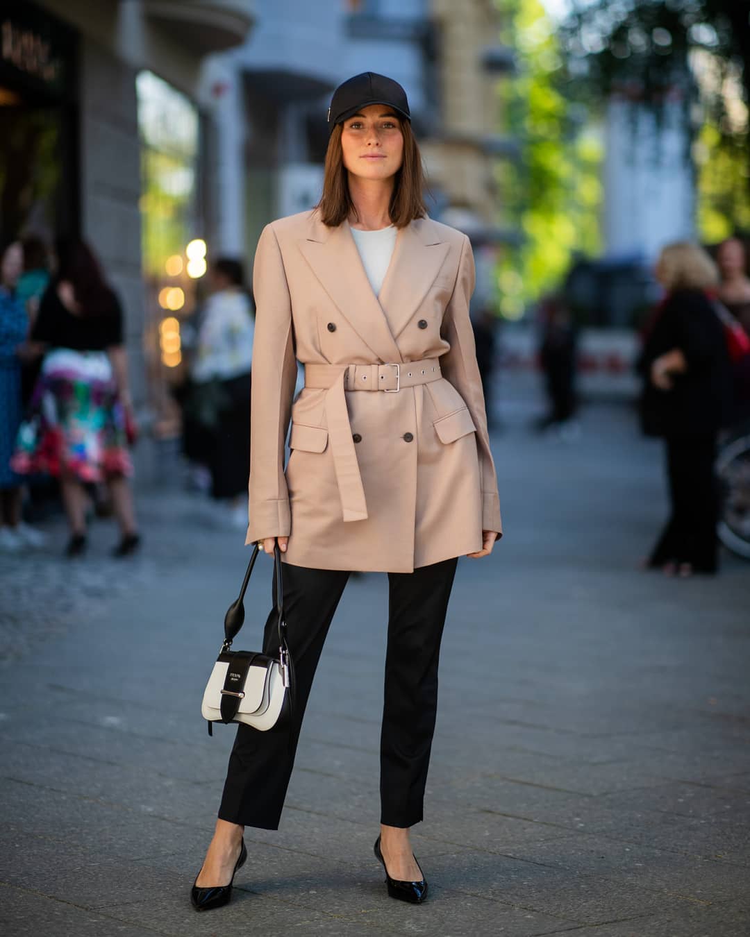 Blazers 'oversize' con cinturón