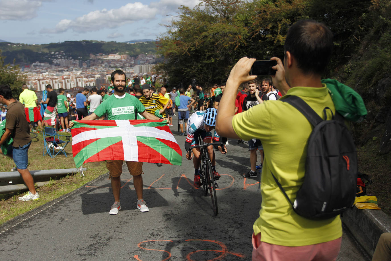El alto vizcaíno es uno de los protagonistas de la etapa que termina en Bilbao 