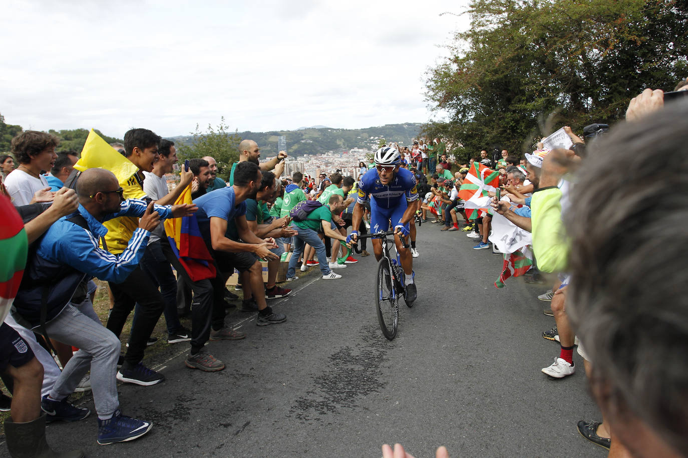 El alto vizcaíno es uno de los protagonistas de la etapa que termina en Bilbao 