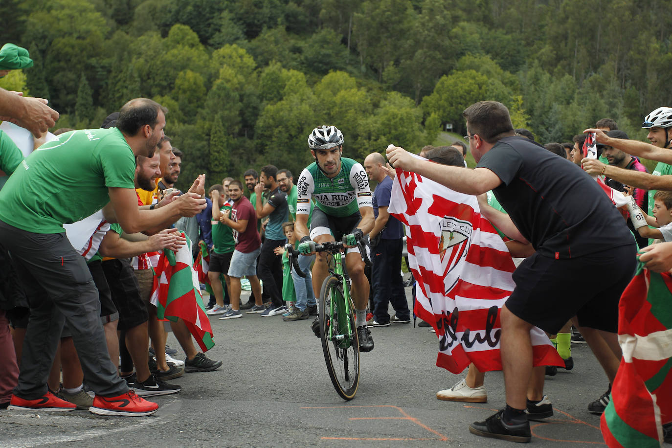 El alto vizcaíno es uno de los protagonistas de la etapa que termina en Bilbao 