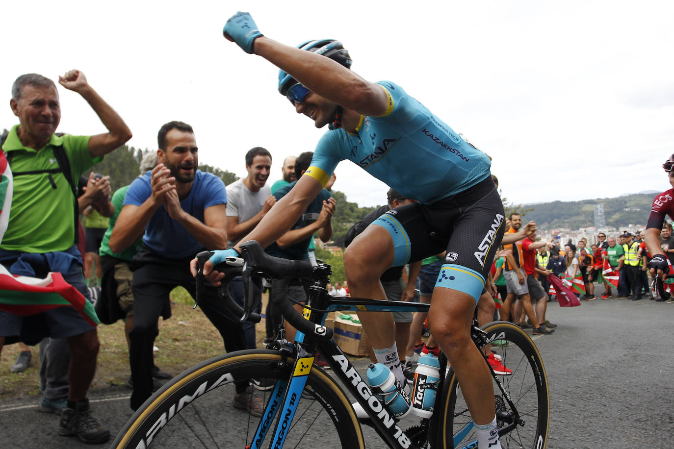El alto vizcaíno es uno de los protagonistas de la etapa que termina en Bilbao 