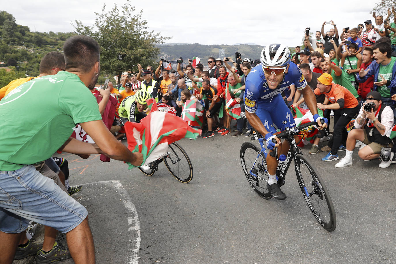 El alto vizcaíno es uno de los protagonistas de la etapa que termina en Bilbao 