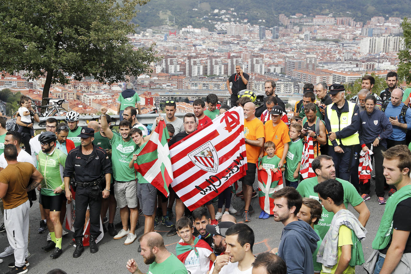 El alto vizcaíno es uno de los protagonistas de la etapa que termina en Bilbao 