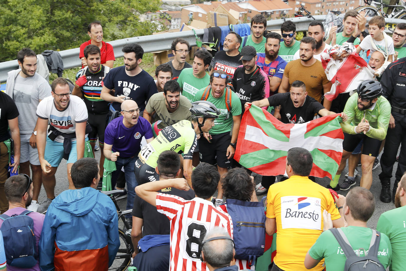 El alto vizcaíno es uno de los protagonistas de la etapa que termina en Bilbao 