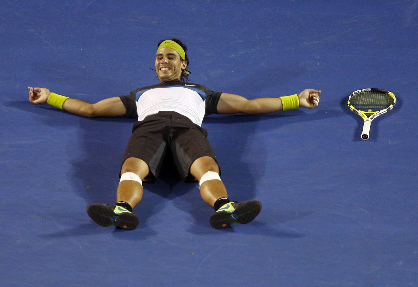 Australia 2009. Su primer título en Australia llegó ante Federer por 
