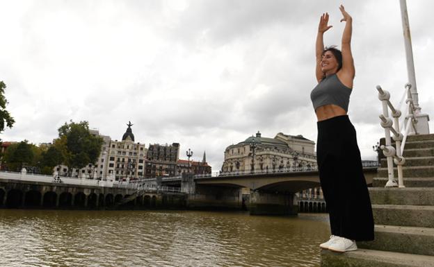 Celia Fernández, en Bilbao. 