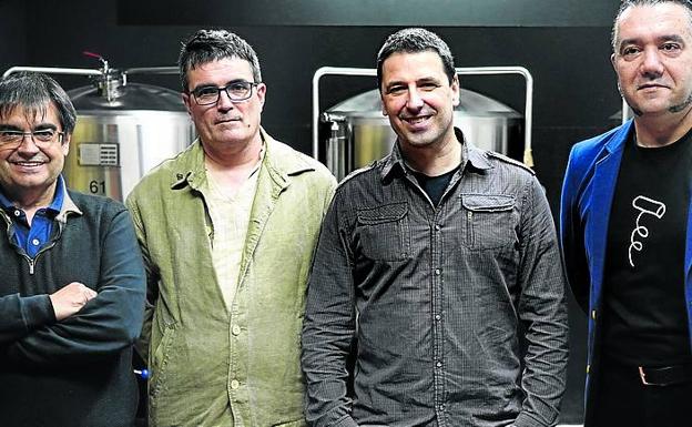 Juancho Asenjo, Gorka Uriarte, Jon Andoni Rementeria e Iñaki Suárez.