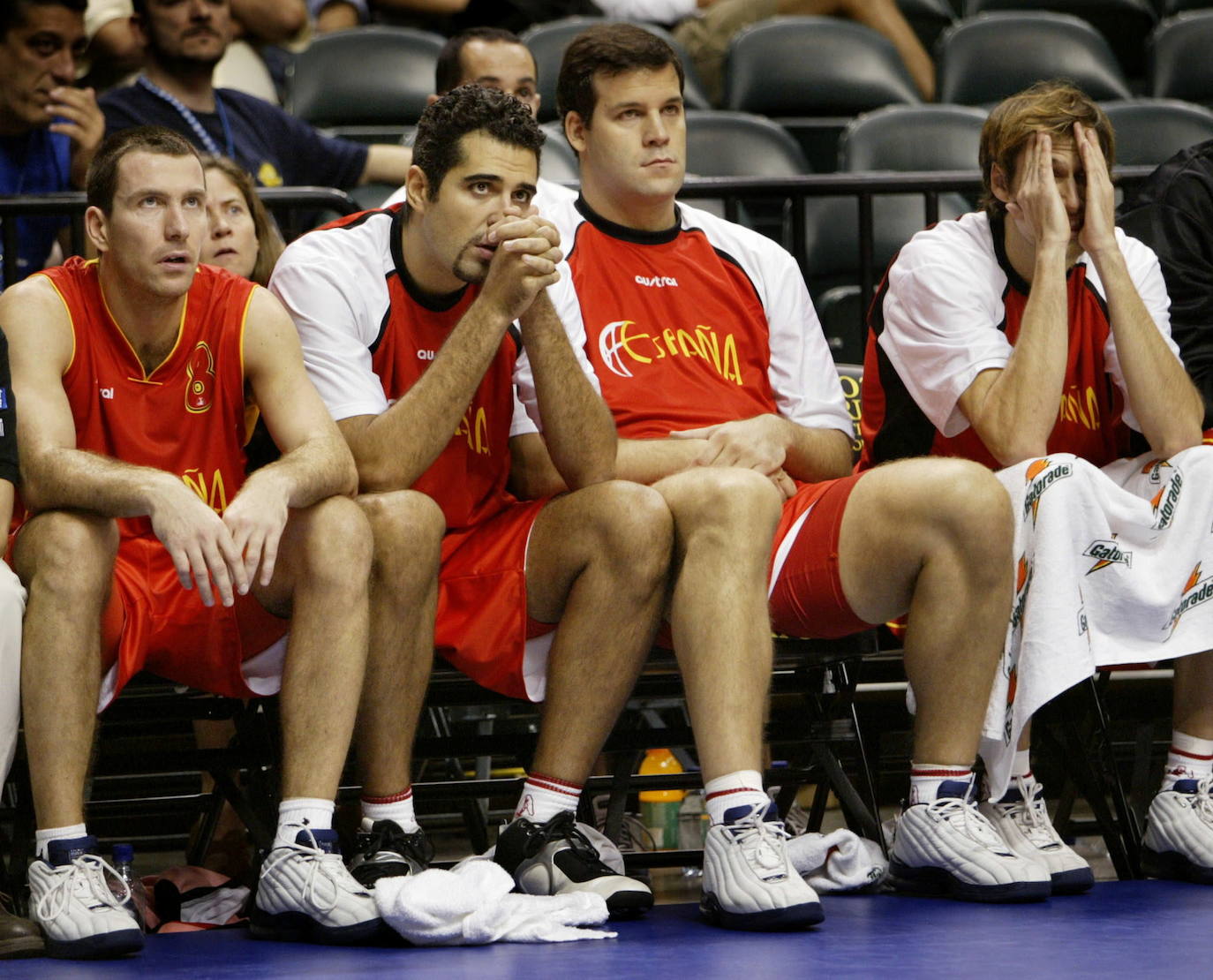 EE UU 2002: 5º puesto | La última vez que España ganó a EE UU (81-75). La Selección cayó en cuartos ante la Alemania (62-70), que acabó subida al podio (plata). El oro fue para Yugoslavia