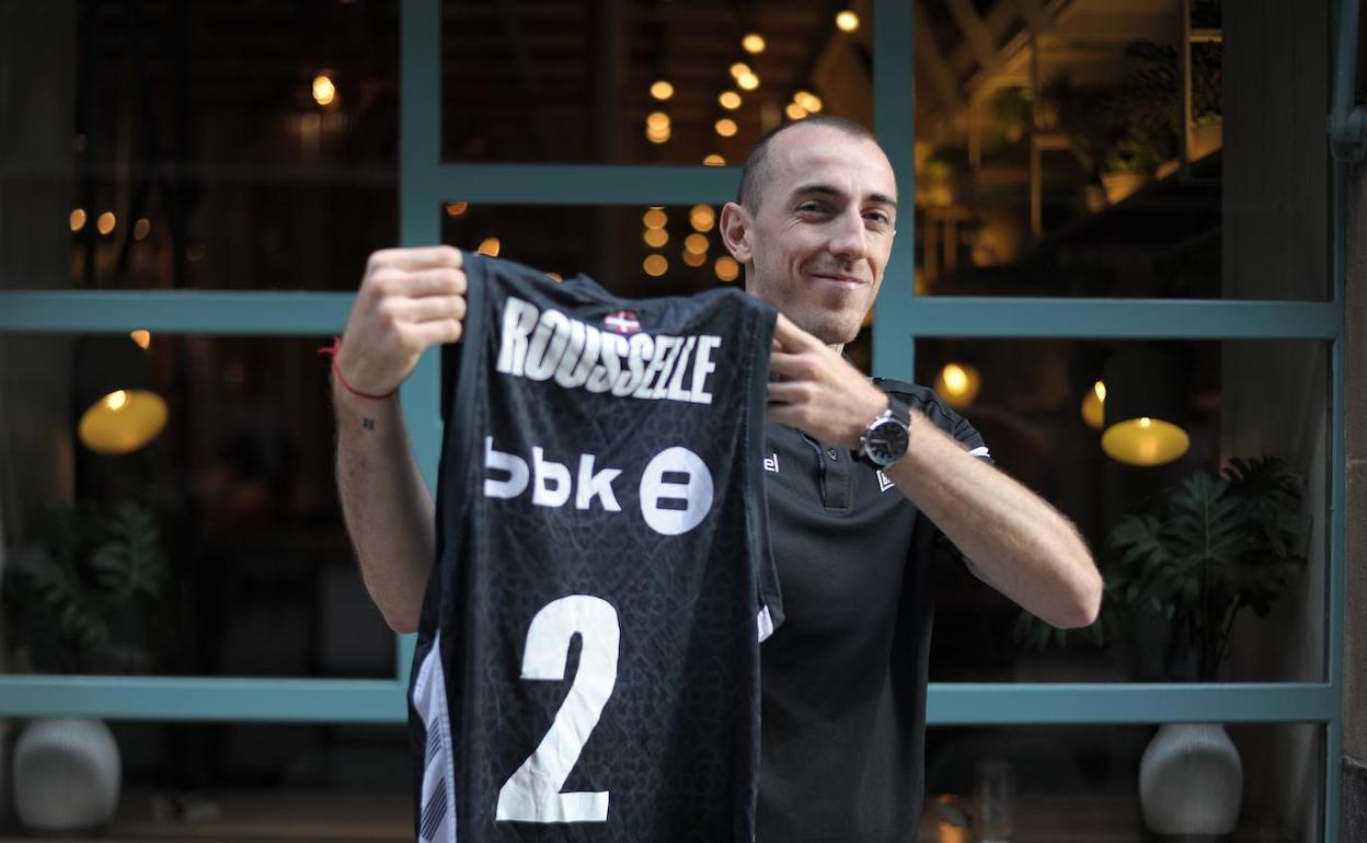 Rousselle, durante su presentación esta mañana.