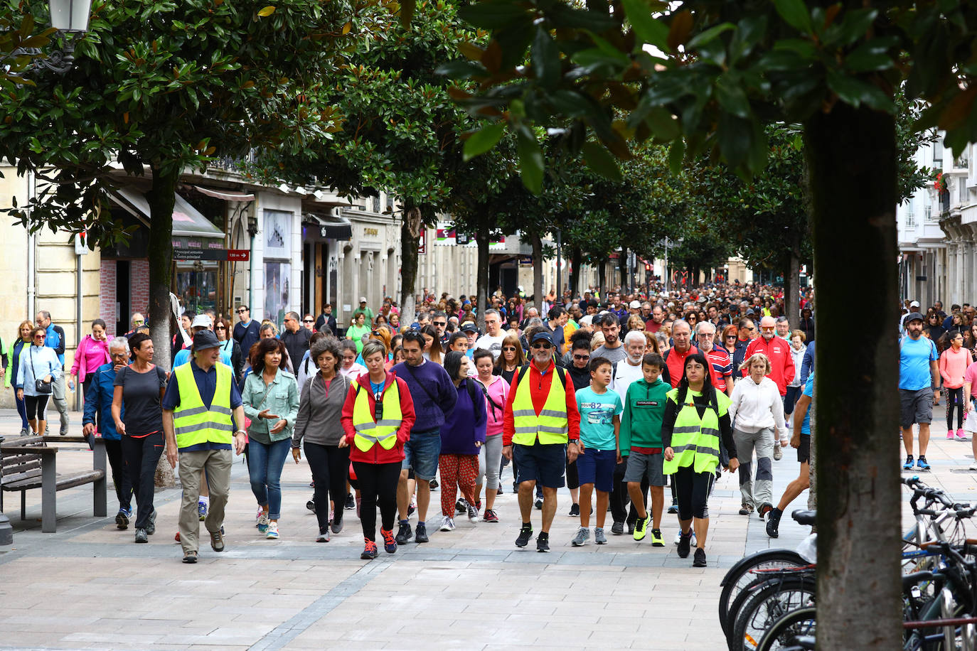 La popular cita ha reunido este año a cerca de dos mil participantes en un recorrido cargado de buen ambiente por el parque de Olárizu. Todo lo recaudado a través de las inscripciones para esta prueba que nació en 2012, coincidiendo con el reinado de Vitoria como 'Green Capital', irá destinado a la agencia de colocación de parados que Cáritas tiene en el barrio de Zaramaga.