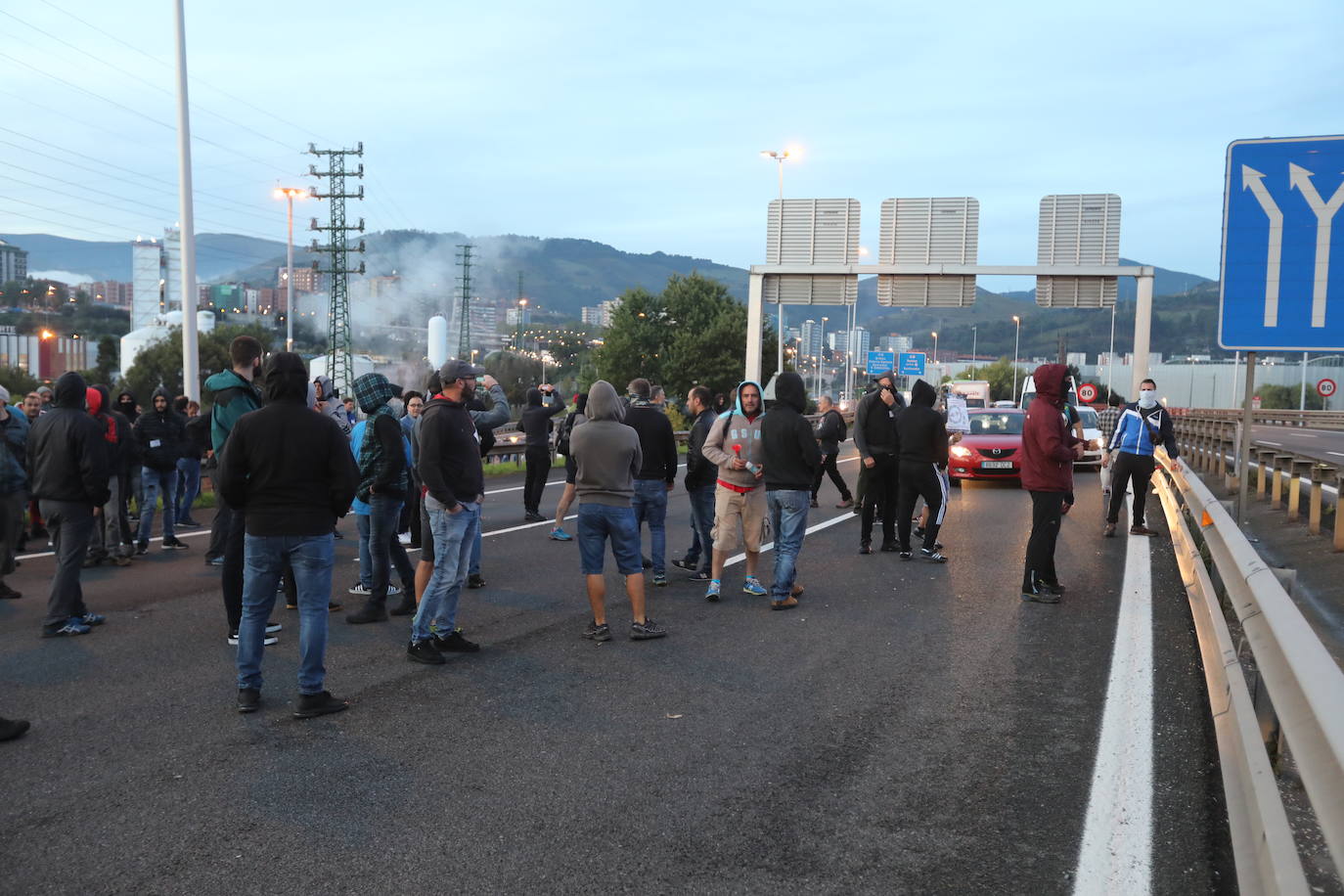 Fotos: Protestas en Barakaldo por la huelga del metal