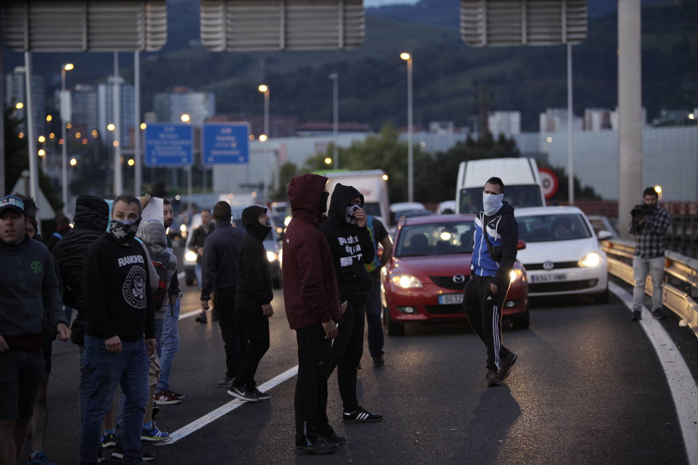 Fotos: Protestas en Barakaldo por la huelga del metal