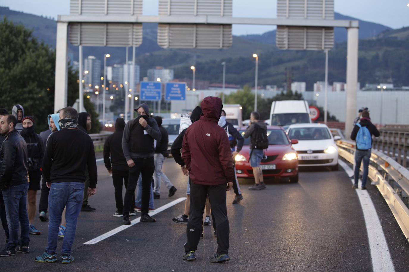 Fotos: Protestas en Barakaldo por la huelga del metal