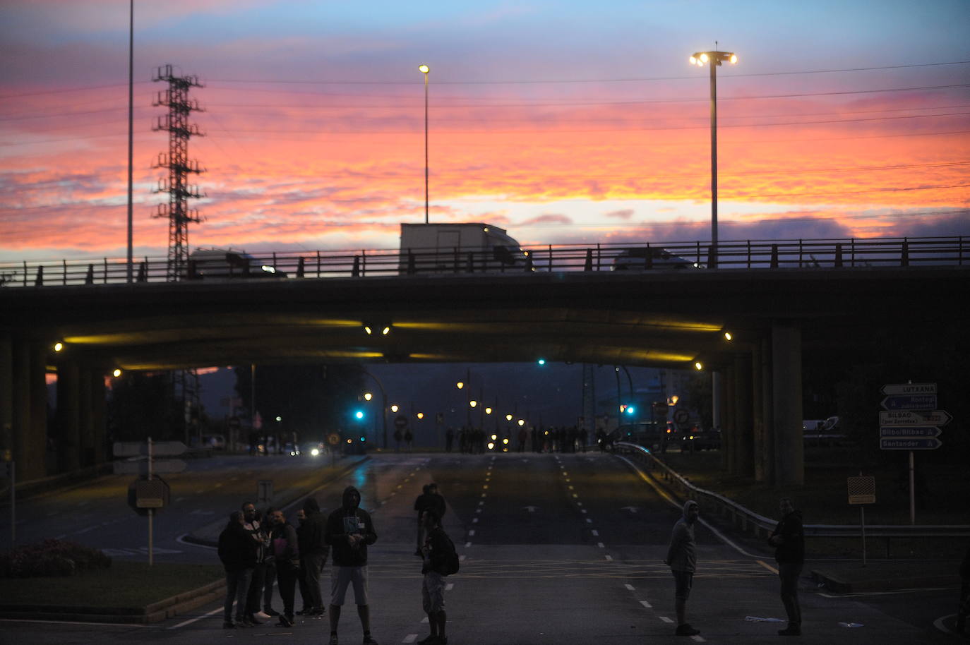 Fotos: Protestas en Barakaldo por la huelga del metal