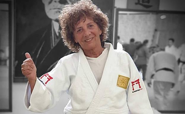 «Siempre me ha gustado transmitir el judo y sus valores», indica este terremoto de mujer. 