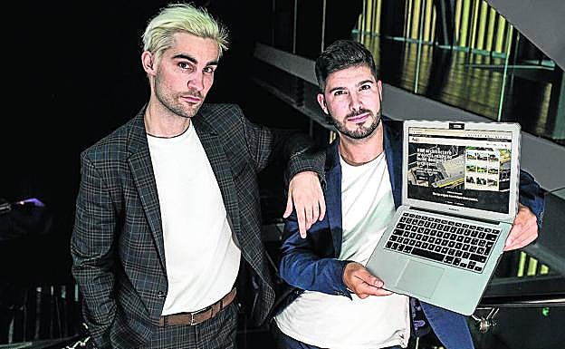 Taig Mac Carthy y Aitor Arteta, promotores de la 'startup' para la compraventa de proyectos arquitectónico Stoor.