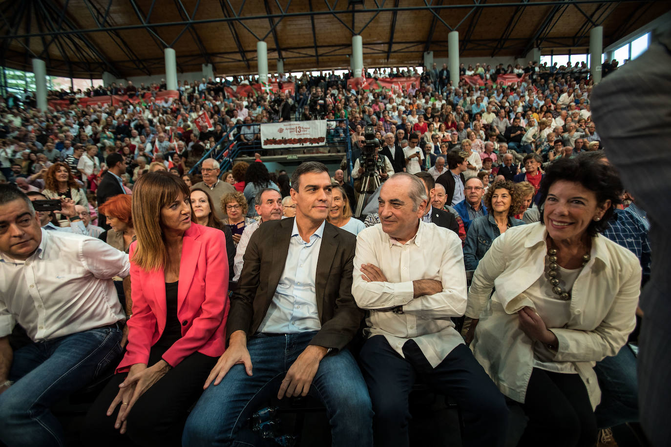 Fotos: Las imágenes de Pedro Sánchez, en Barakaldo