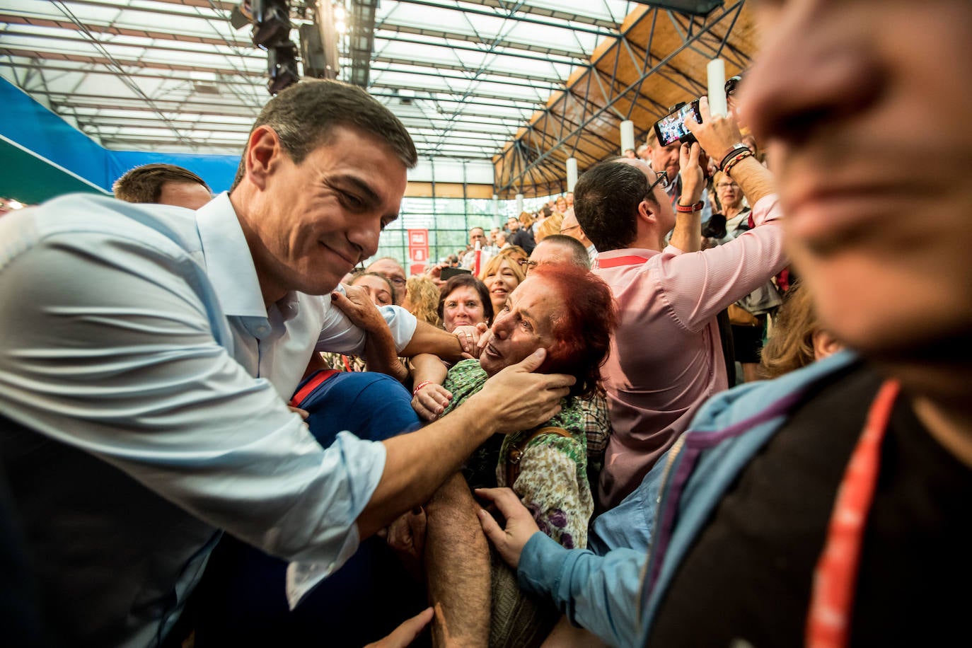 Fotos: Las imágenes de Pedro Sánchez, en Barakaldo