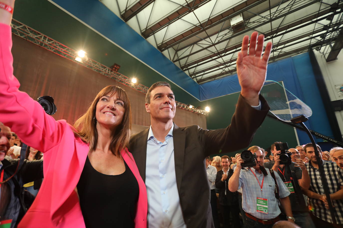 Fotos: Las imágenes de Pedro Sánchez, en Barakaldo