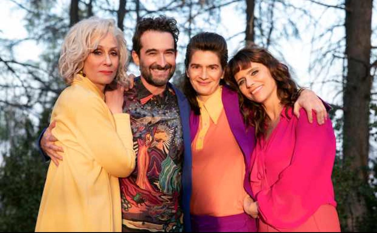 Una imagen tomada en el rodaje del último capítulo.