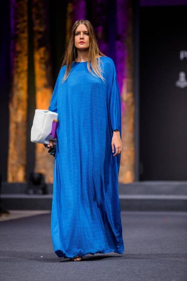 Las colecciones de La nieta de Inés, Rebeca Ruiz, Eder Aurre y la pareja formada por Miguel Gutiérrez y Cristina Lefter cerraron el Encuentro de Nuevos Creadores de Moda de la Pasarela Gasteiz On.