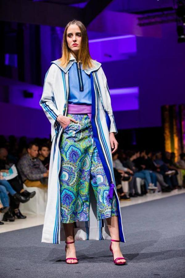 Las colecciones de La nieta de Inés, Rebeca Ruiz, Eder Aurre y la pareja formada por Miguel Gutiérrez y Cristina Lefter cerraron el Encuentro de Nuevos Creadores de Moda de la Pasarela Gasteiz On.