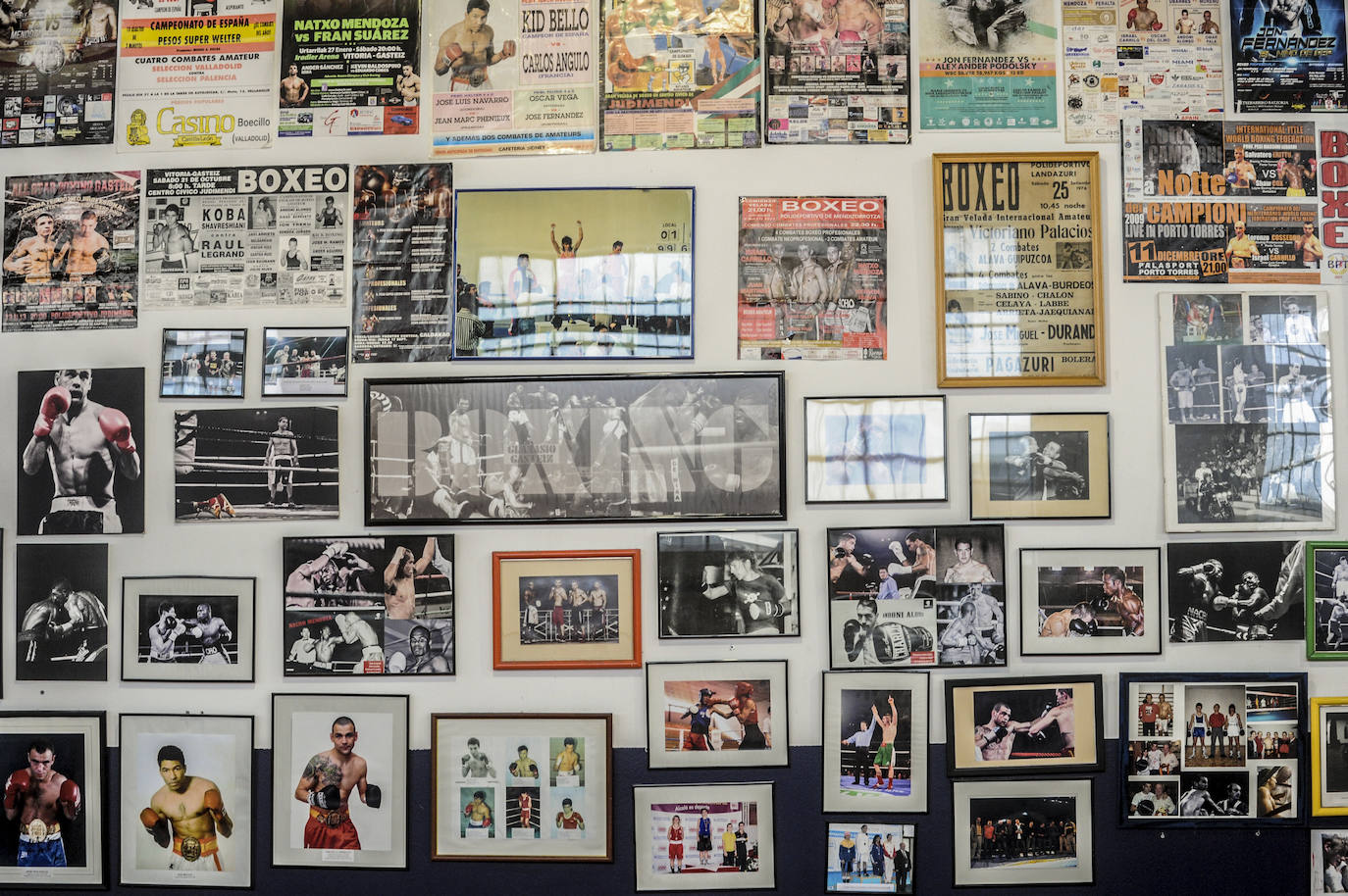 Con puño de hierro y guante de cuero, el gimnasio de Andoni Alonso, que no desentonaría para nada en Brooklyn, es el gran templo de los devotos del boxeo en Vitoria