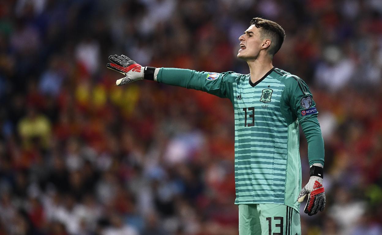 Kepa, sobre la portería: «El debate es bueno»