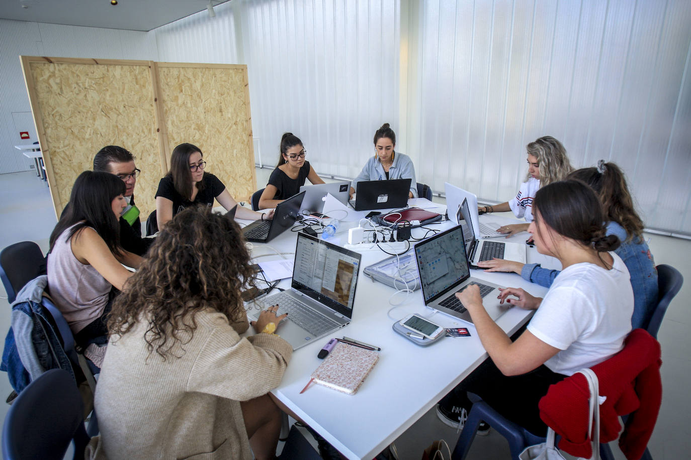 Fotos: Visita a la Escuela de Diseño