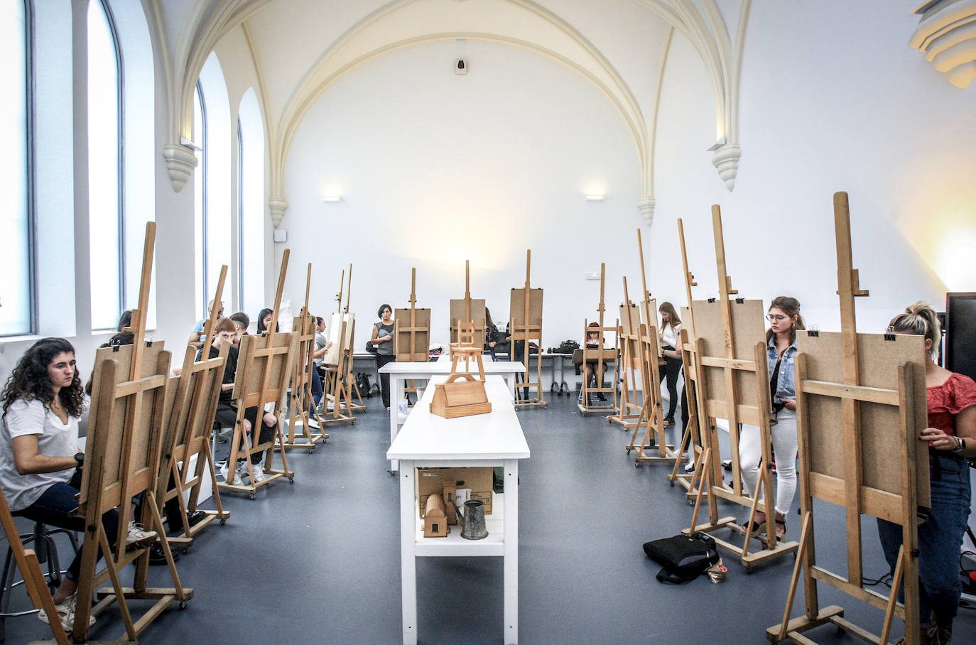 Fotos: Visita a la Escuela de Diseño