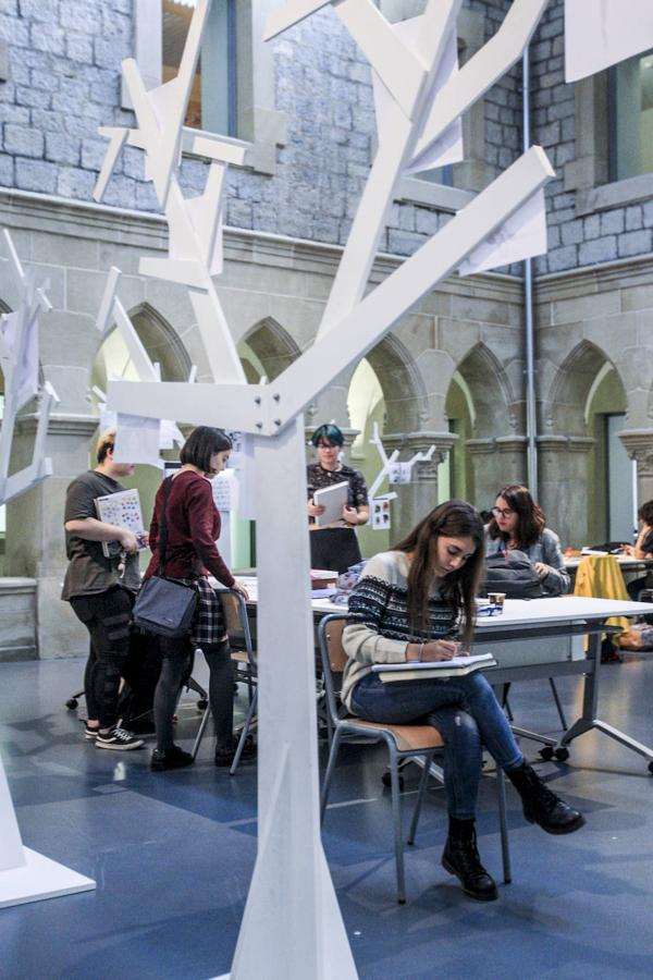 Fotos: Visita a la Escuela de Diseño