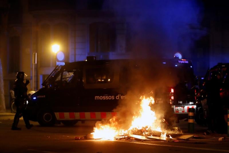 Fotos: Tercera jornada de protestas en Cataluña tras la sentencia del &#039;procés&#039;