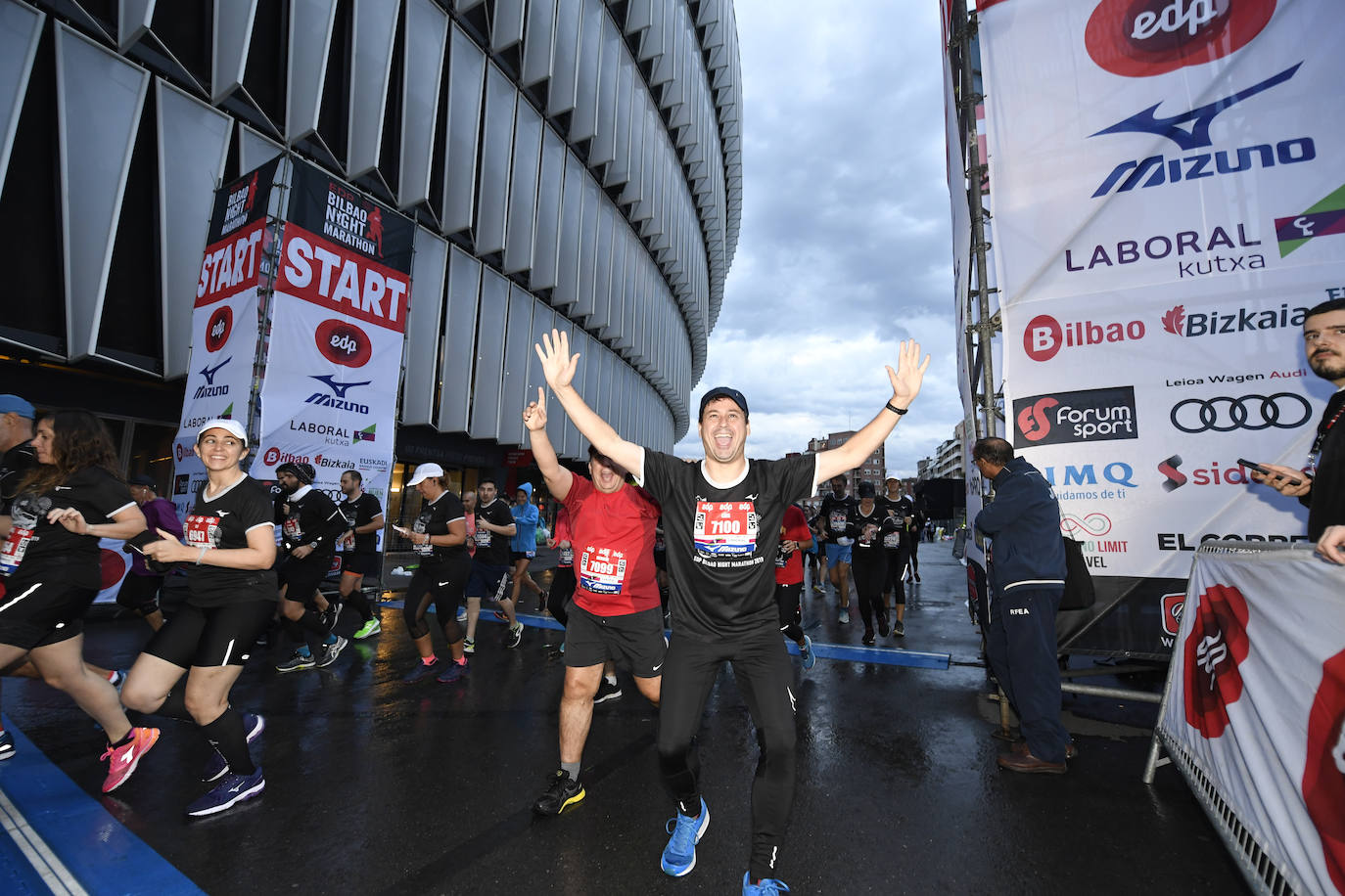 Fotos: Maratón nocturno en Bilbao