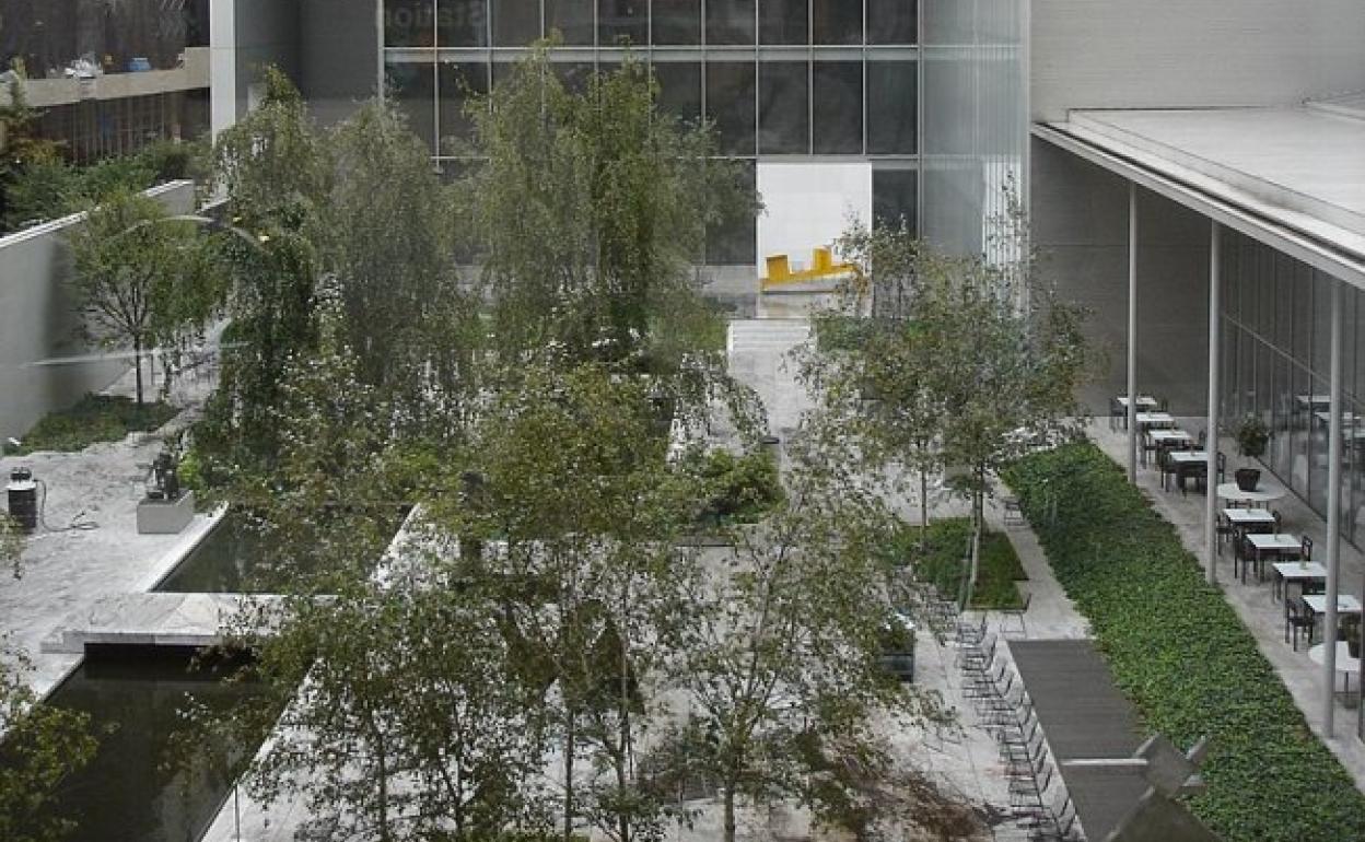 Jardín interior del MoMA, en el corazón de Nueva York. 