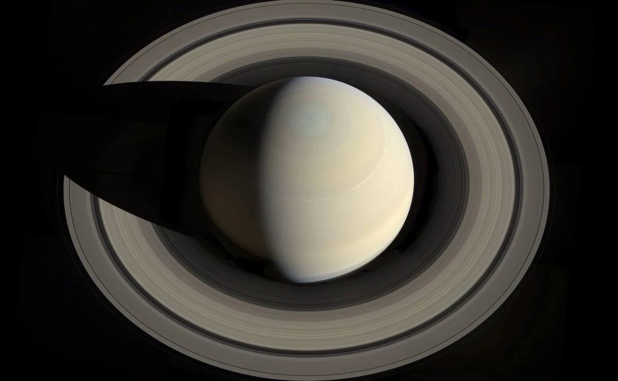 Recreación de Saturno. 