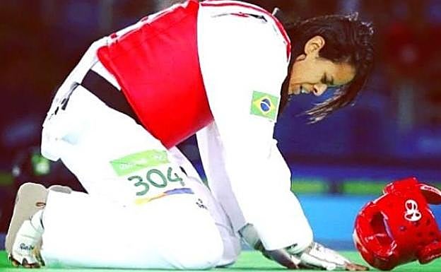 La brasileña durante los Juegos Olímpicos disputados en 2016 en su país. 