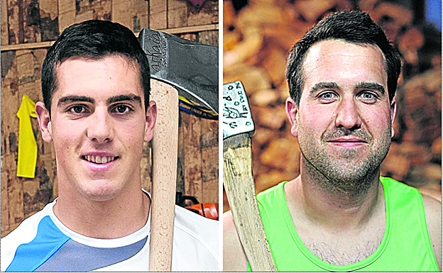 Iker Vicente y Mikel Larrañaga.