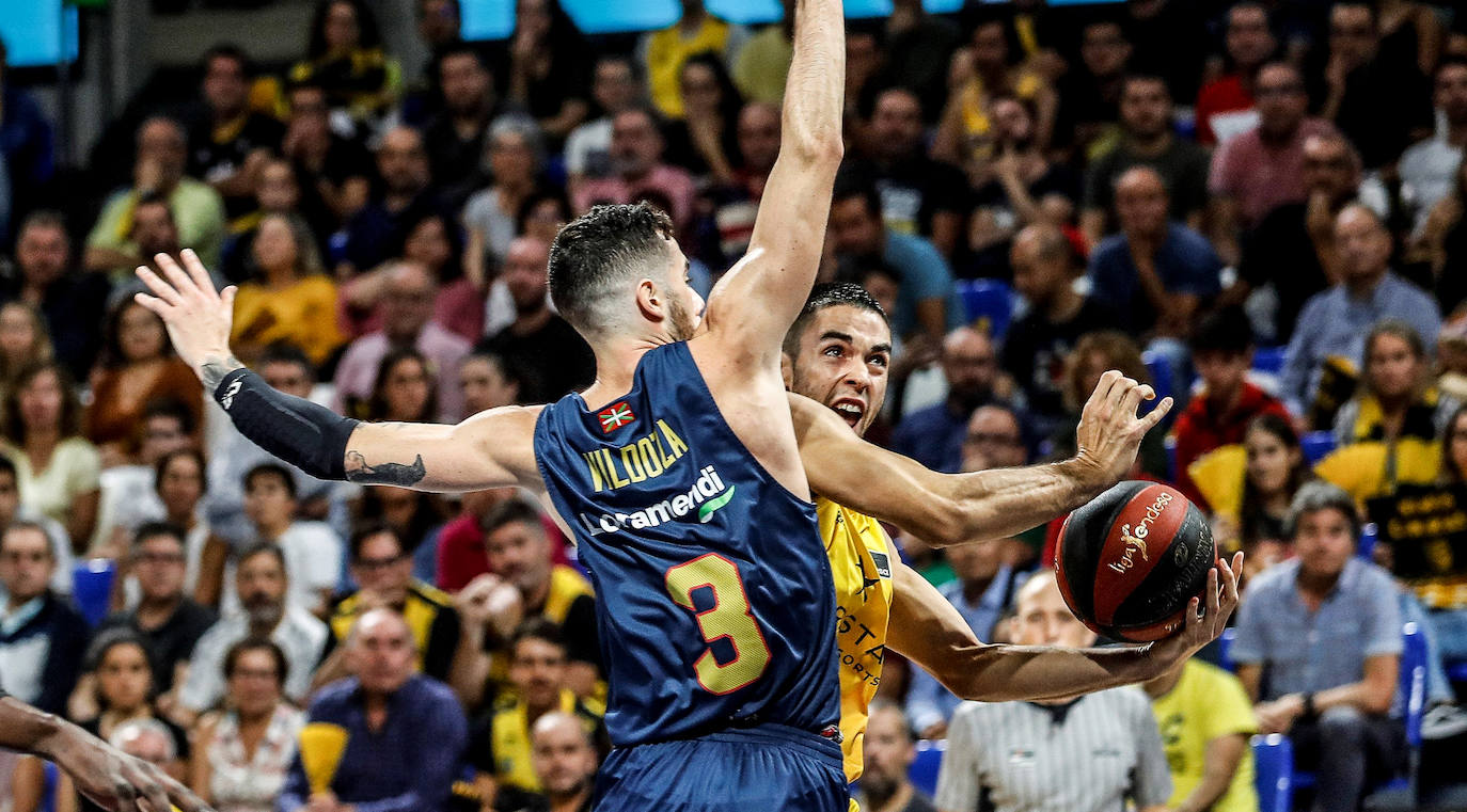 Un lance del partido. 