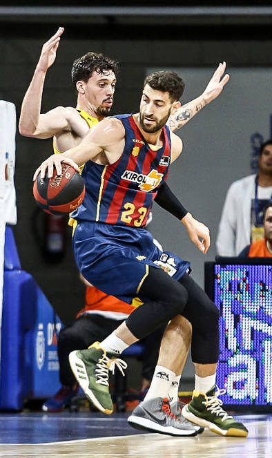 Un lance del partido. 