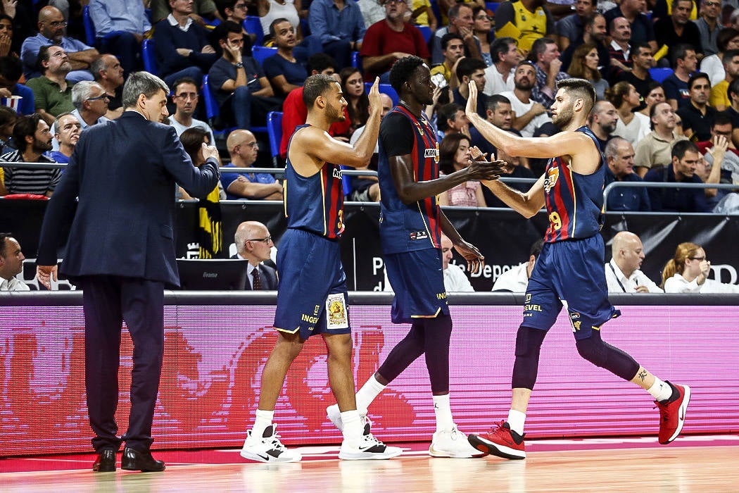 Un lance del partido. 