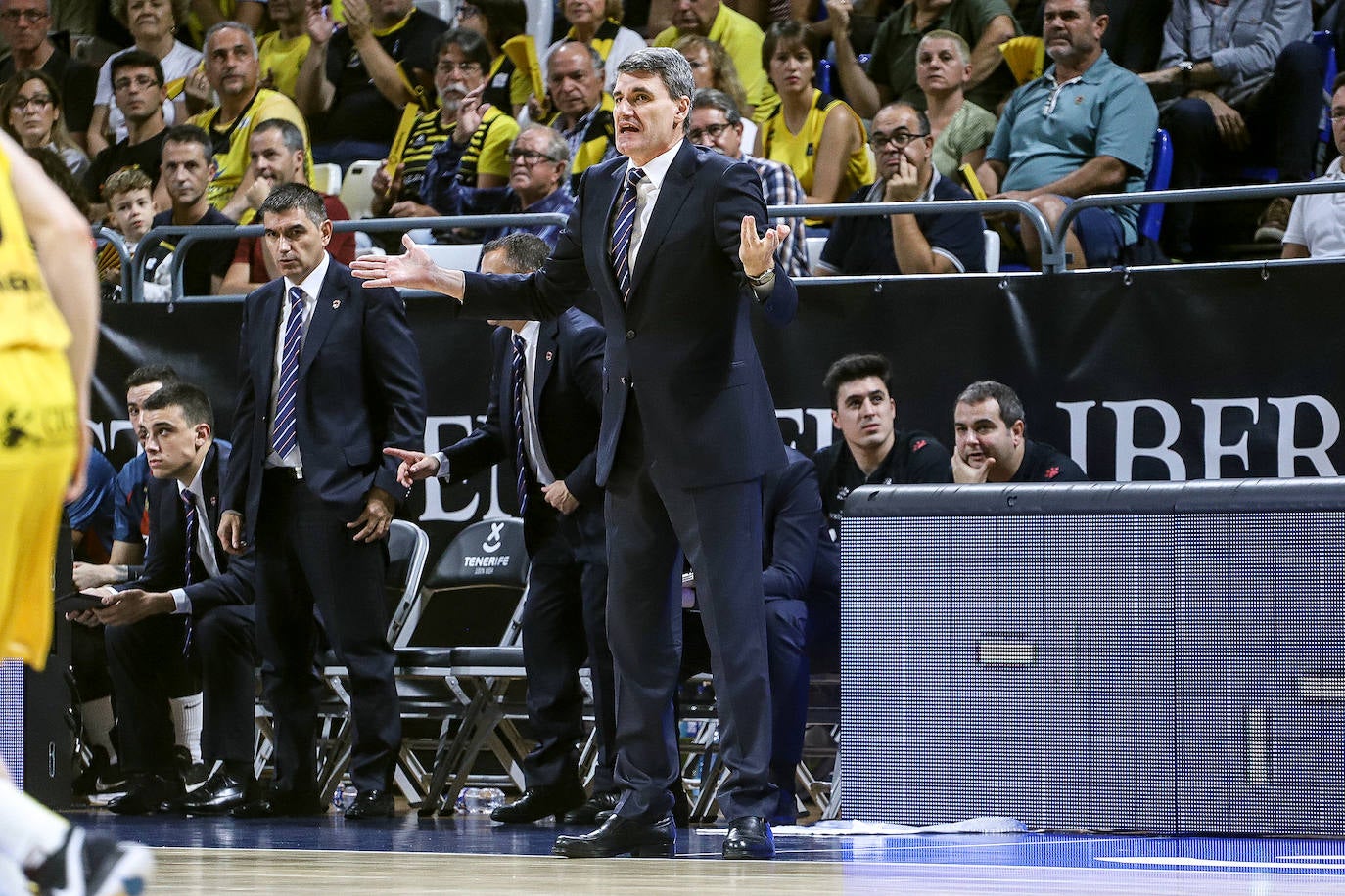 Un lance del partido. 