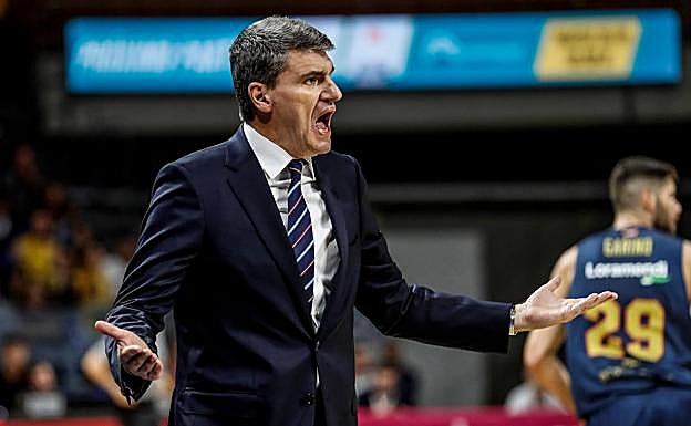 Perasovic, durante el partido.