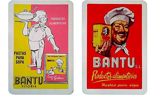 Calendarios promocionales de Bantu hechos en Fournier (Todocolección).
