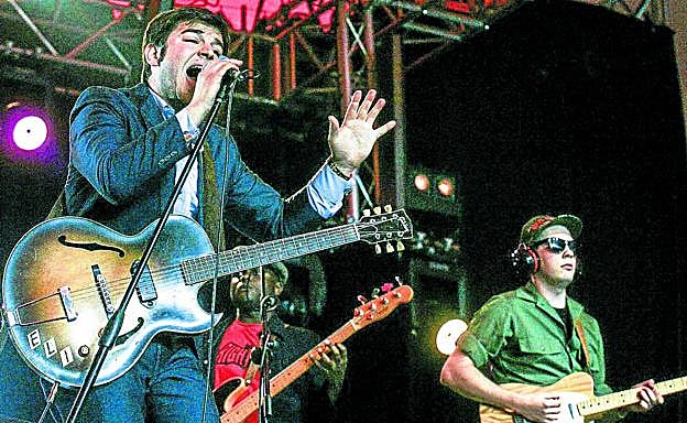 Eli 'Paperboy' Reed, un auténtico fenómeno del soul contemporáneo, durante su actuación de hace unos años en el Azkena.