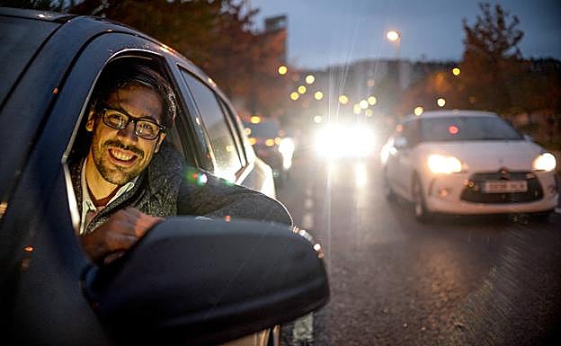 Juan Galiardo, director de Uber en España, hace unos días en Bilbao. 