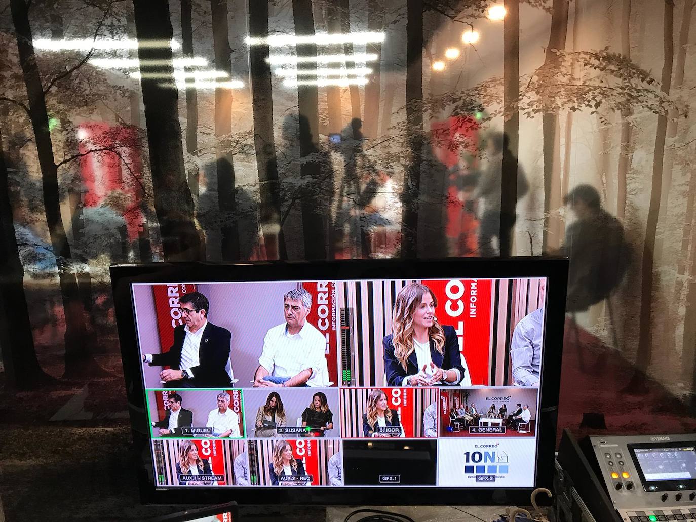 Fotos: Debate de los cabezas de lista por Bizkaia en EL CORREO