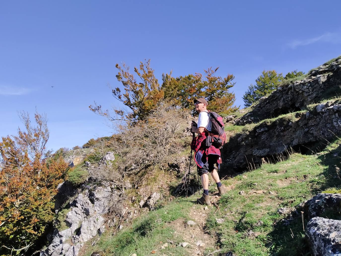 Josu Belmonte, cerca ya del refugio