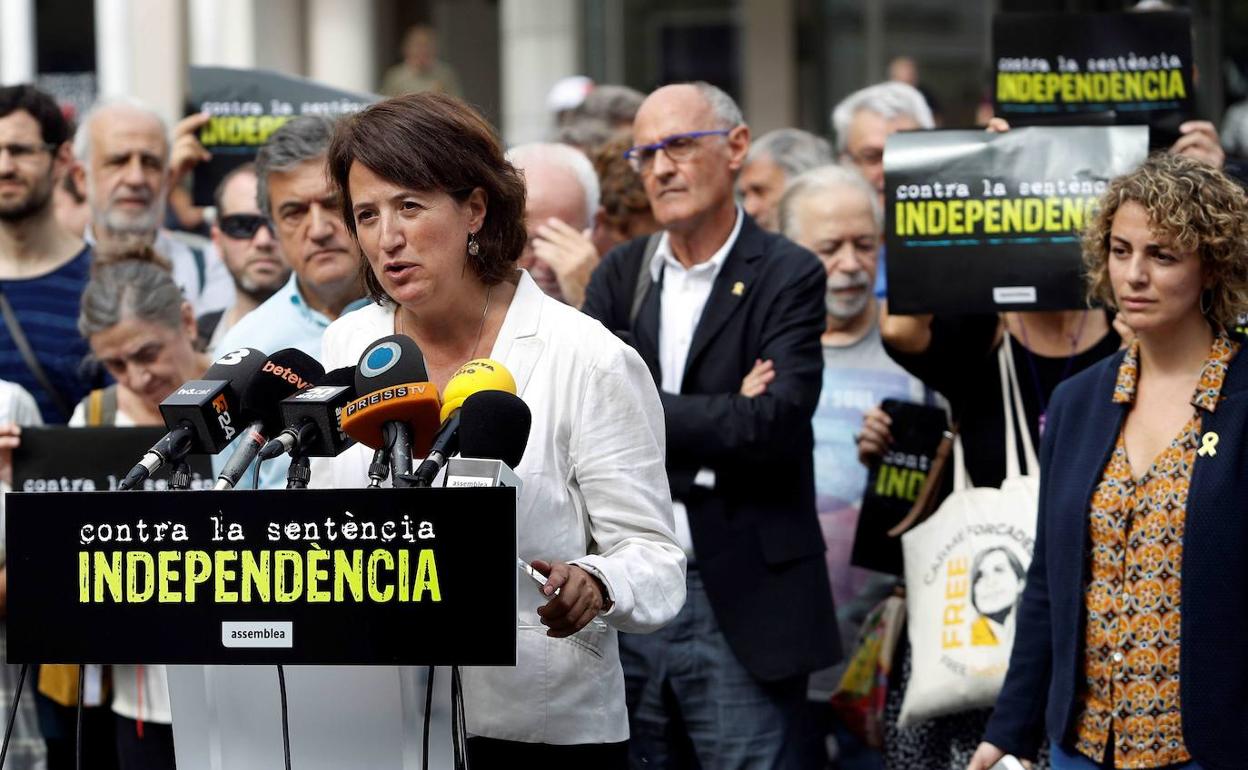 La presidenta de la ANC, Elisenda Paluzié. 